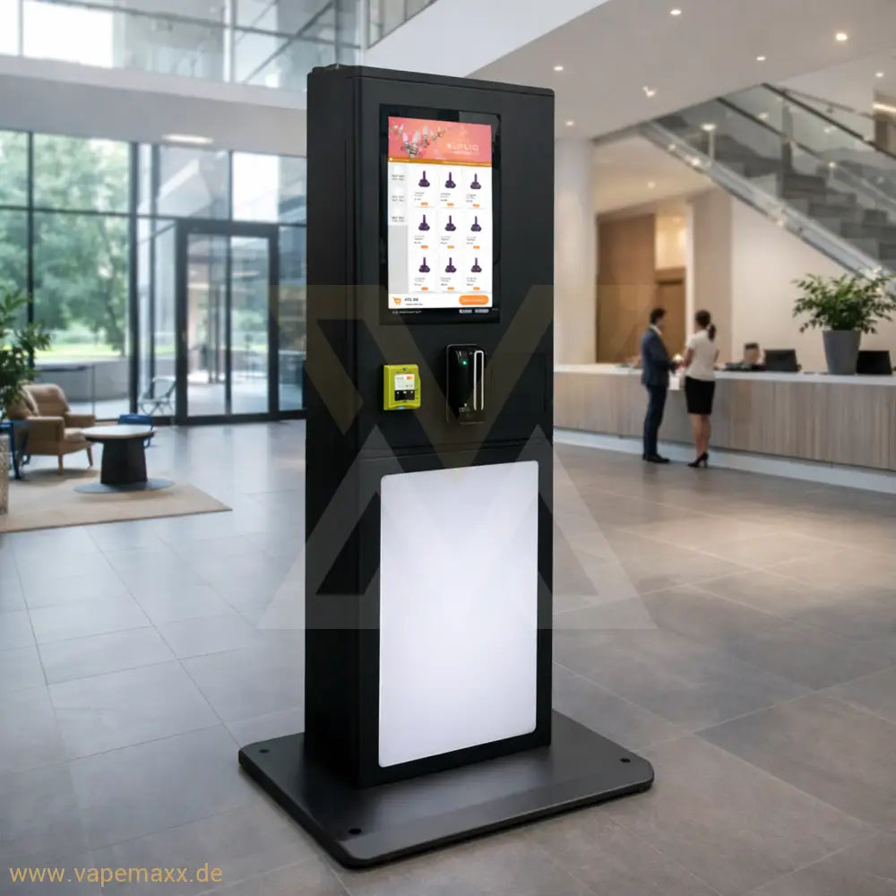VAPEMAXX SX smart - Vapeautomat - Zahlungsmodul & Altersverifizierung / mit Standfuß - Verkaufsautomat
