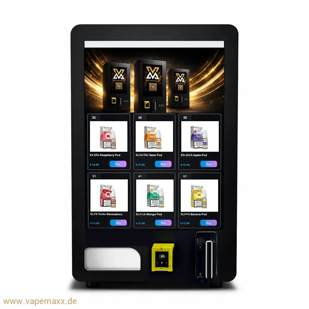 VAPEMAXX LX smart - Vapeautomat NAYAX & ICT DCM5 / Wandmontage