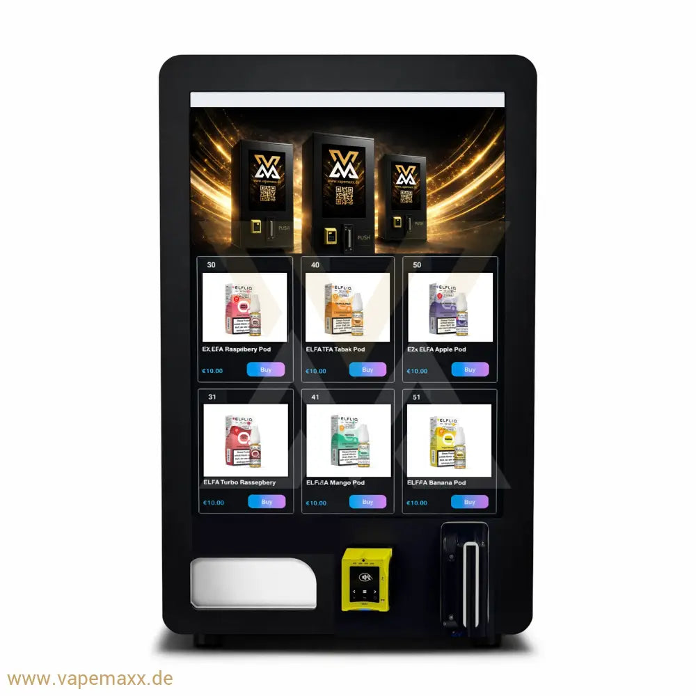 VAPEMAXX LX smart - Vapeautomat NAYAX & ICT DCM5 / Wandmontage
