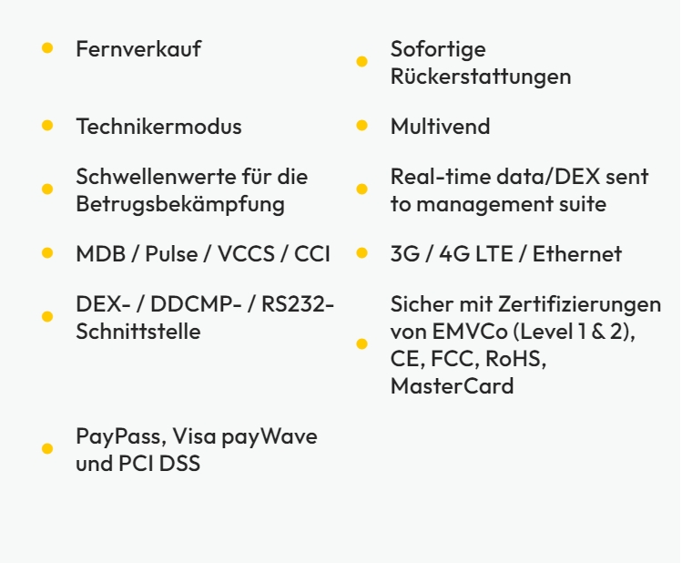 Nayax VPOS Touch Kartenterminal